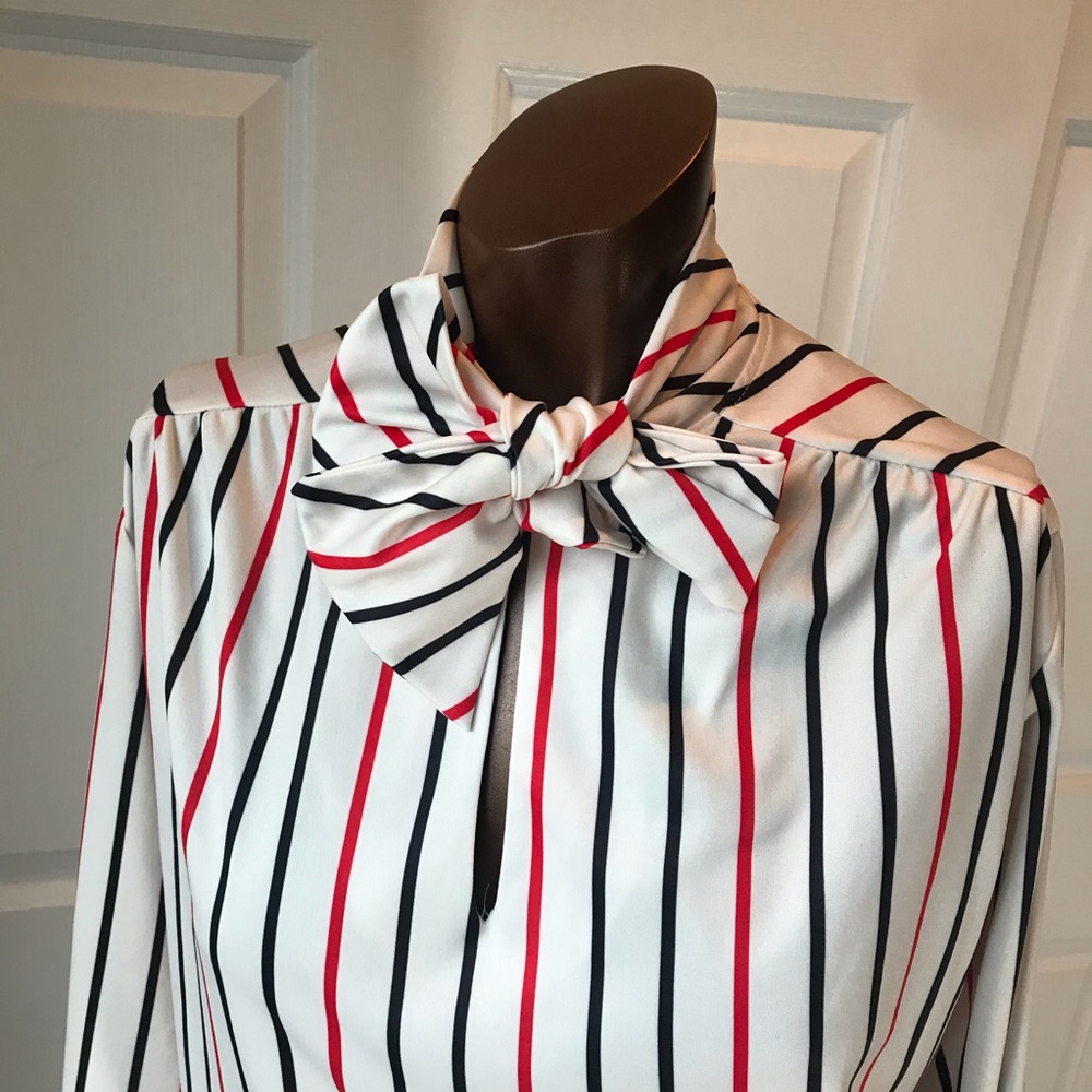 Vintage Polyester stripe top
